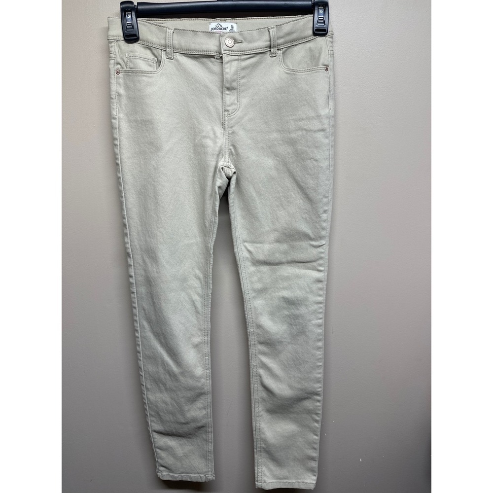 Jordache Skinny Jeans Kids Size‎ 16 Tan Beige Twill Pants